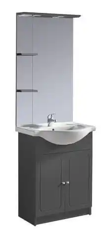 Brico Dépôt Plan vasque "majorca" blanc 65 x 47 cm offre