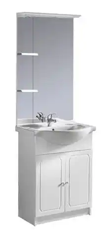 Brico Dépôt Bandeau "majorca" blanc laqué 60 x 18 cm offre