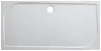 Brico Dépôt Goodhome receveur de douche rectangulaire extraplat en résine blanc 160 x 80 cm offre