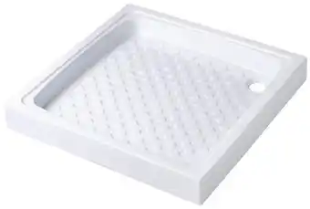 Brico Dépôt Receveur de douche carré à poser - 80 x 80 cm offre