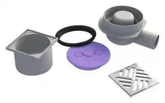 Brico Dépôt Q-board siphon horizontal pour receveur à carreler offre