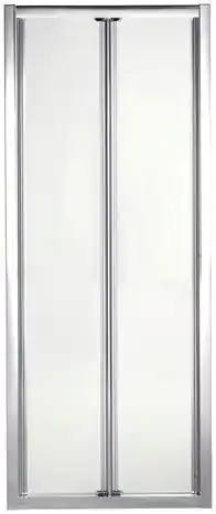 Brico Dépôt Cooke and lewis porte de douche pliante réversible 2 volets l. 90 cm en verre transparent offre
