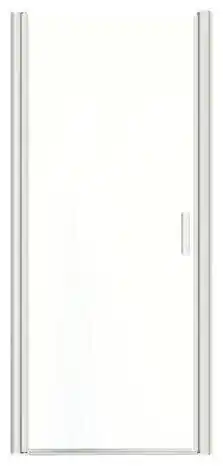 Brico Dépôt Goodhome porte de douche pivotante "beloya" l. 92,5 cm en verre transparent offre