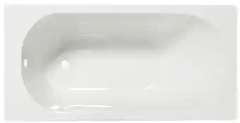 Brico Dépôt Baignoire droite "troyes" l. 160 x l. 70 cm offre