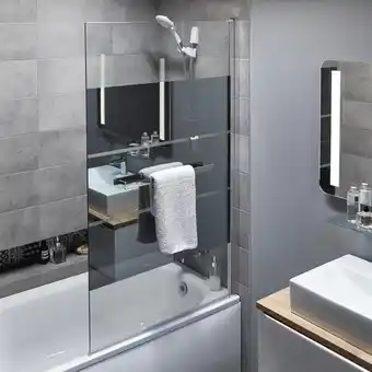 Brico Dépôt Goodhome pare-baignoire "nubia" 1 volet offre