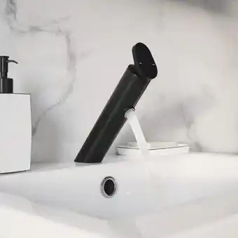Brico Dépôt Goodhome mitigeur lavabo "nyasa" - noir mat offre
