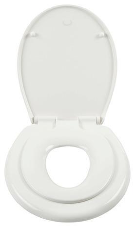 Promo Cooke and lewis abattant wc avec reducteur enfant carilo nf blanc chez Brico Depot