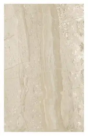 Faïence murale aspect pierre beige clair "travertina" l.40 x l.25 cm