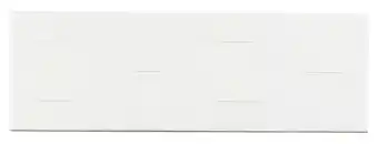 Goodhome décor mural blanc "brindisie" l.60 x l.20 cm