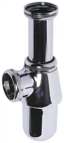 Brico Dépôt Siphon lavabo ø 32 laiton chromé offre