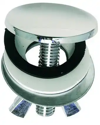 Wirquin cache-trou en laiton chromé ø 40 mm