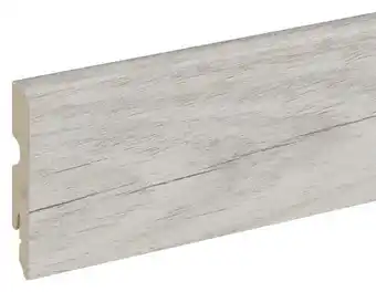 Brico Dépôt Goodhome plinthe décor imitation chêne blanchi l. 220 x - h. 8 cm x ép. 13 mm offre