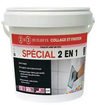 Brico Dépôt Mapei colle et joint 2 en 1 - d2t - blanc offre