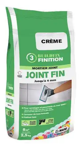 Brico Dépôt Mapei joint fin - crème - 2,5 kg offre