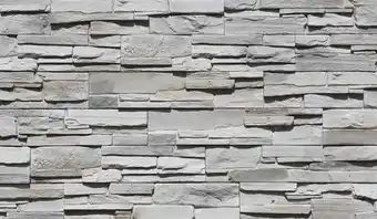 Brico Dépôt Plaquette de parement en béton allégé "grenada" crème l. 55 x l. 11,7 cm x ép. 22 à 38 mm offre