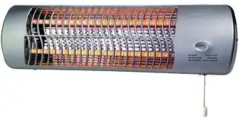 Brico Dépôt Radiateur à infrarouge fixation murale 1 200 w offre