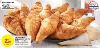 Intermarché Croissants ordinaires X10 offre
