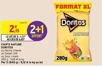 Intermarché DORITOS chip's nature offre