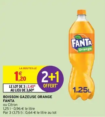 Intermarché FANTA boisson gazeuse orange offre