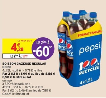 Intermarché PEPSI boisson gazeuse regular offre