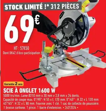 Brico Cash Scie à onglet 1600 w offre