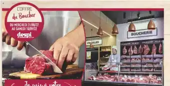 L'offre du boucher