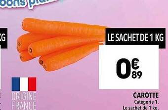 Supeco Carotte offre