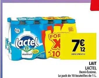 Supeco Lait lactel offre