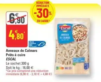 Escal Anneaux de Calmars Prêts à Cuire