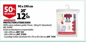 Auchan Protection literie dodo offre