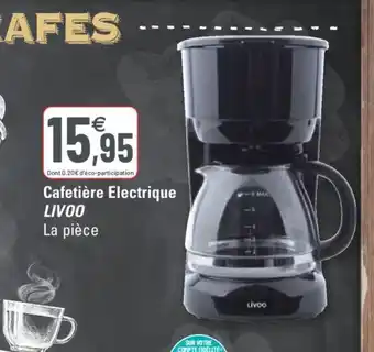 G20 Cafetière Electrique Livoo offre