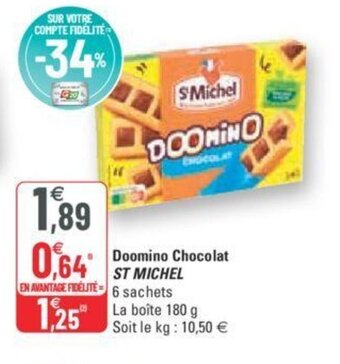 G20 St Michel Doomino Chocolat offre