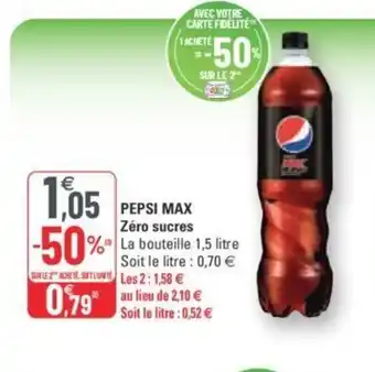 G20 Pepsi Max offre