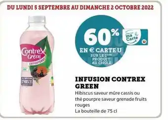 Super U Infusion contrex green offre