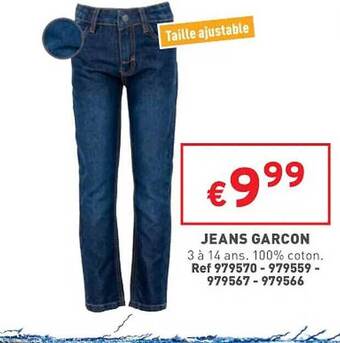 Trafic Jeans garçon offre