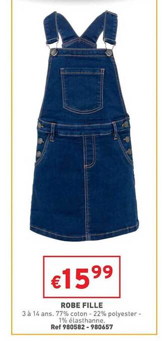 Trafic Robe fille offre