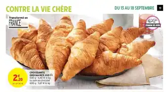 Croissants ordinaires x10