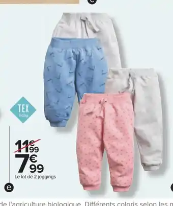 Carrefour Joggings Fille Ou Garçon offre