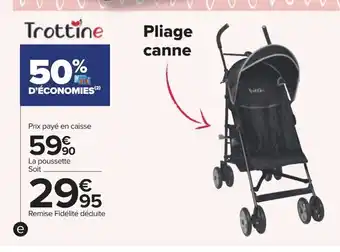 Promo Poussette Canne Maribor chez Carrefour