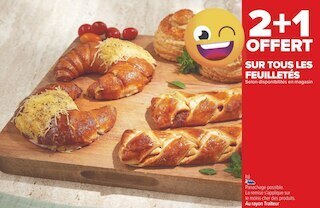 Carrefour Bon plan sur tous les feuilletés offre