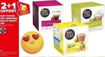 Carrefour Market Dolce gusto bon plan sur toutes les capsules de la marque dolce gusto x16 offre