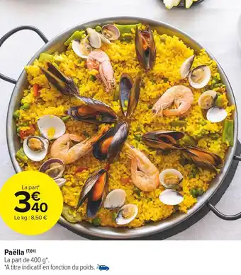 Carrefour Market Paëlla offre