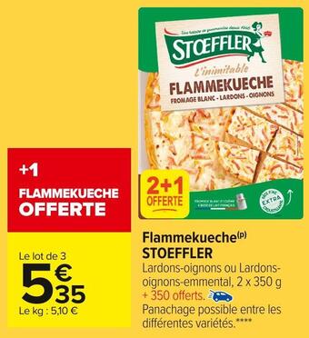 Carrefour Market Stoeffler flammekueche offre