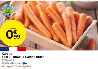 Carrefour Market Filiere qualite carrefour carotte offre
