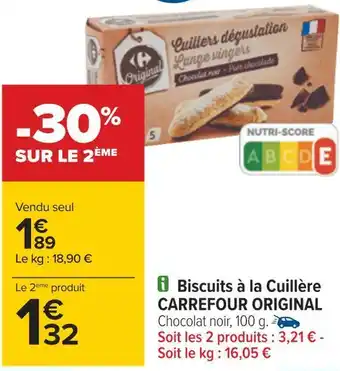Carrefour original biscuits à la cuillère