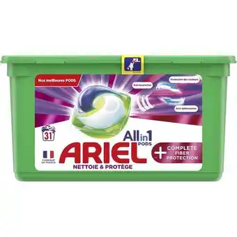 Auchan Supermarché Lessive écodoses ariel +(1) offre