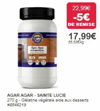 Agar agar - saite lucie
