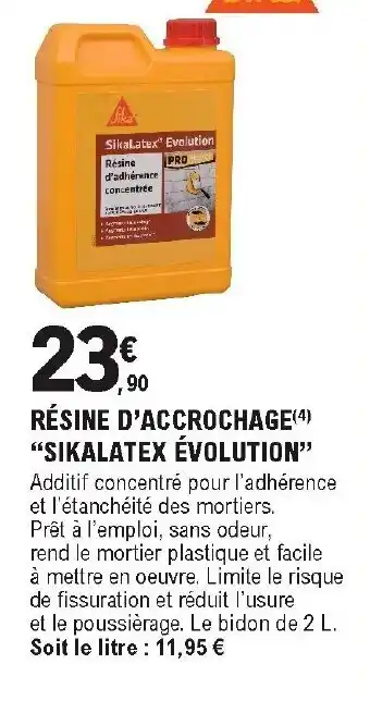 E.Leclerc Brico Résine d'accrochage offre