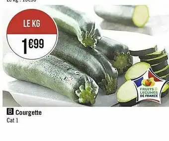 Casino Supermarchés Courgette offre