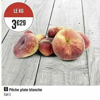 Pêche Plate Blanche